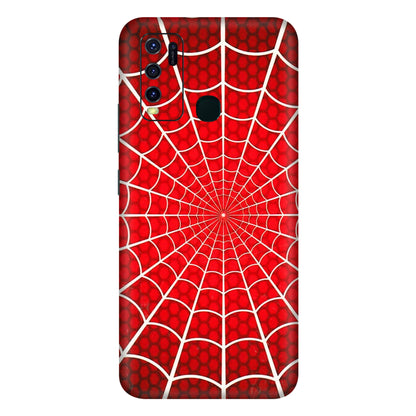 VIVO Y Series Phone Skins (All Models) - Classic Spidey Web - 3D Embossed Finish (L-115) Vivo Y30