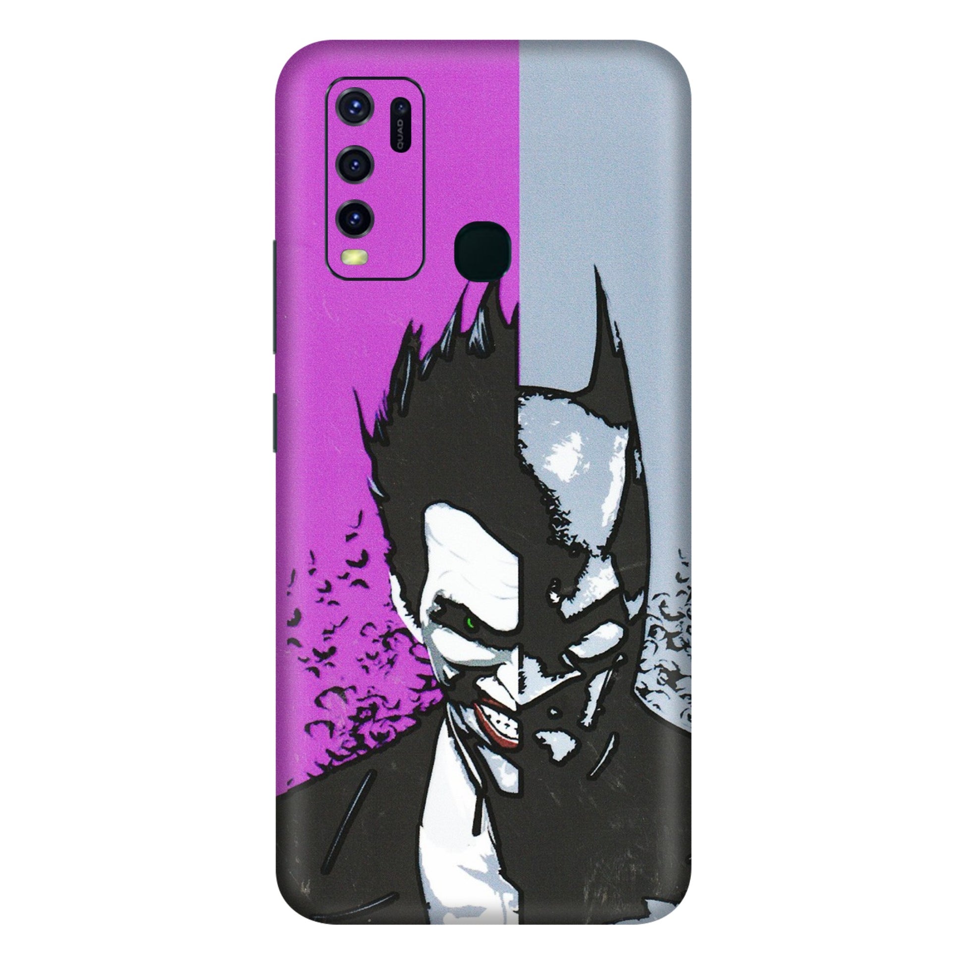 VIVO Y Series Phone Skins (All Models) - Batman & Joker - 3D Embossed Finish (L-143) Vivo Y30