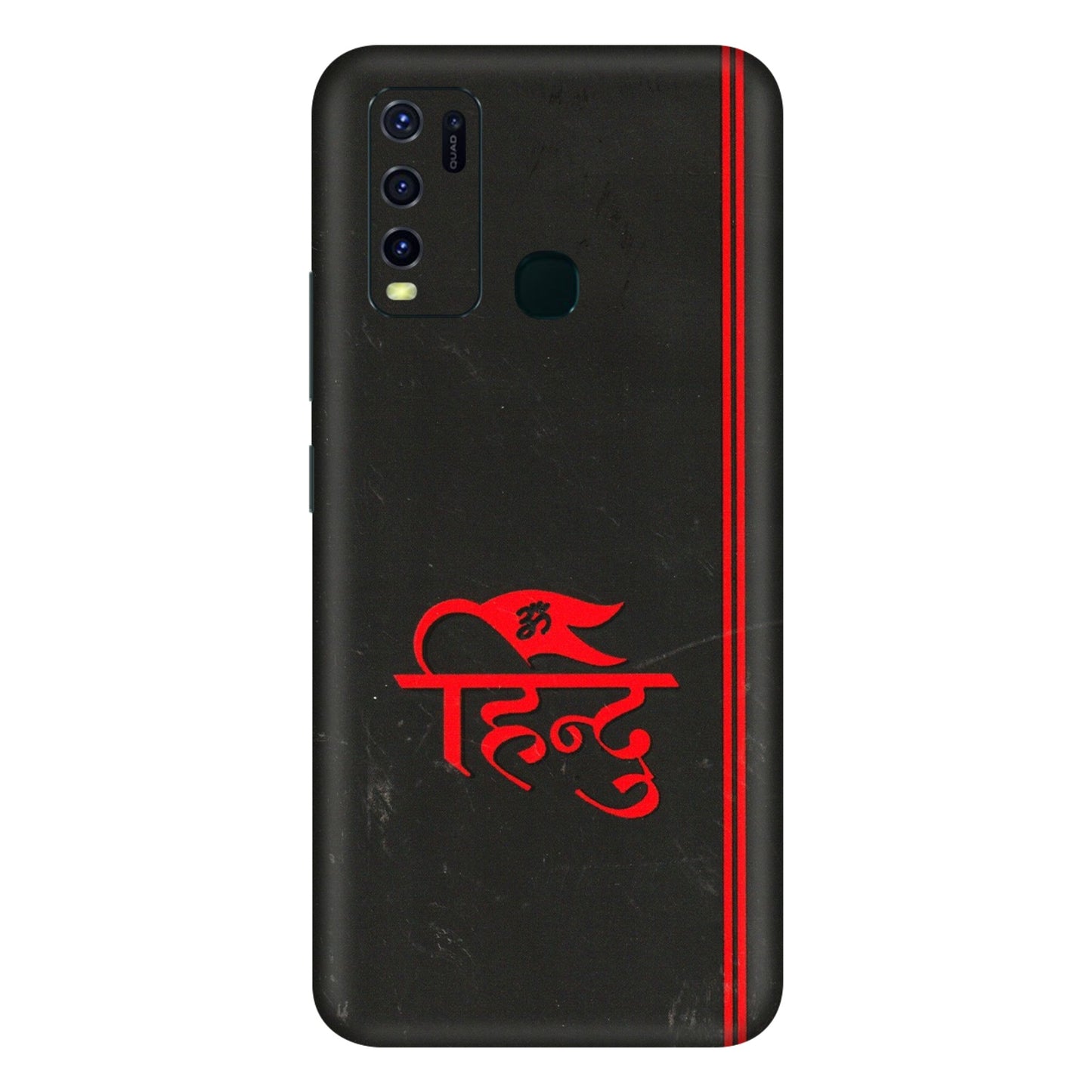 VIVO Y Series Phone Skins (All Models) - Hindu Black - 3D Embossed Finish (L-153) Vivo Y30