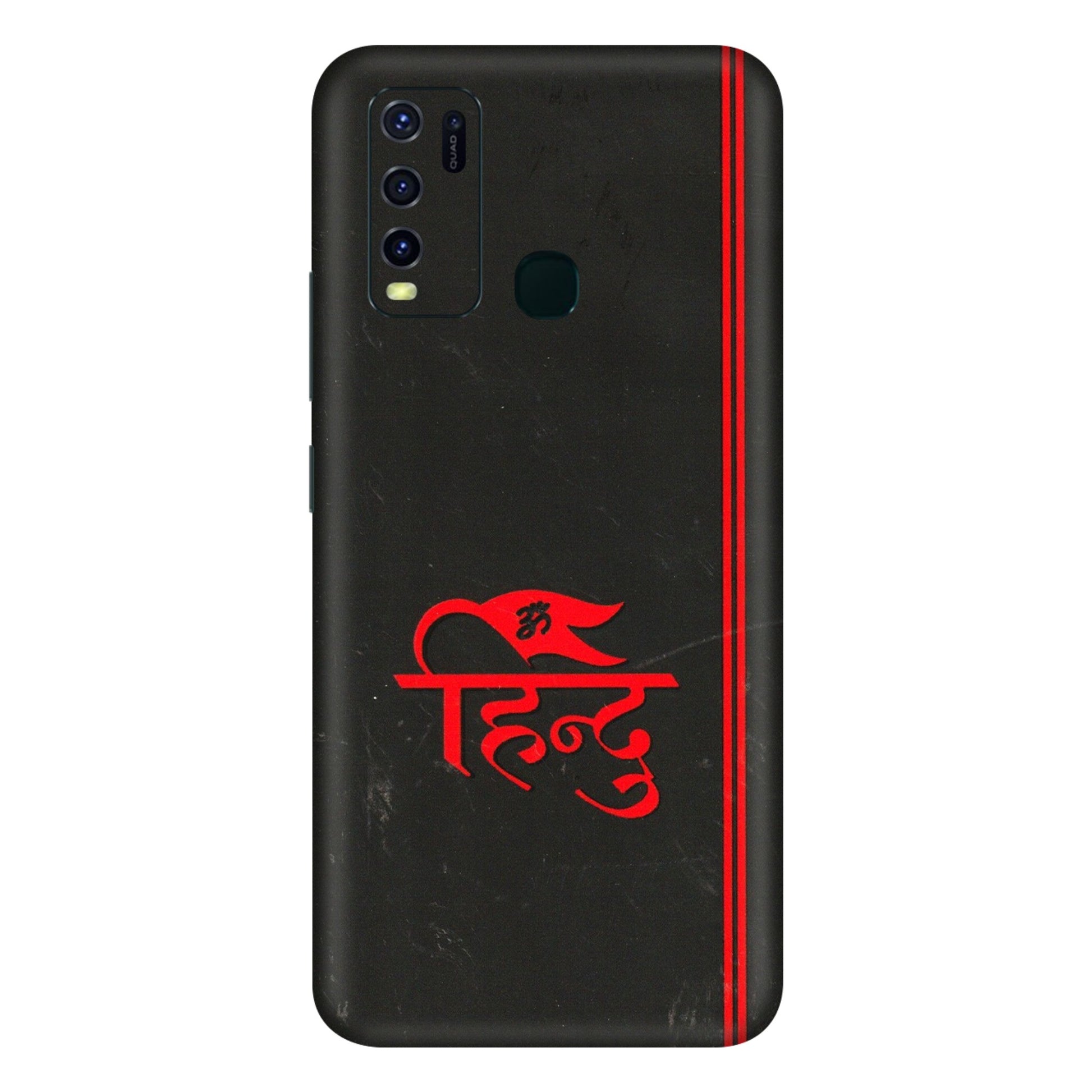 VIVO Y Series Phone Skins (All Models) - Hindu Black - 3D Embossed Finish (L-153) Vivo Y30