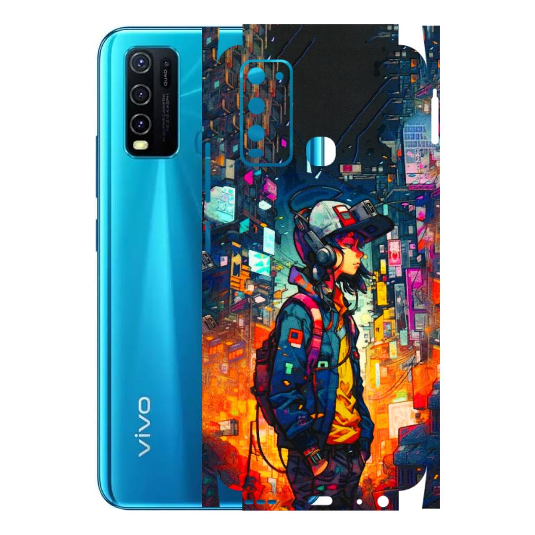 VIVO Y Series Phone Skins (All Models) - Street Anime Guy - 3D Embossed Finish (L-158) Vivo Y30