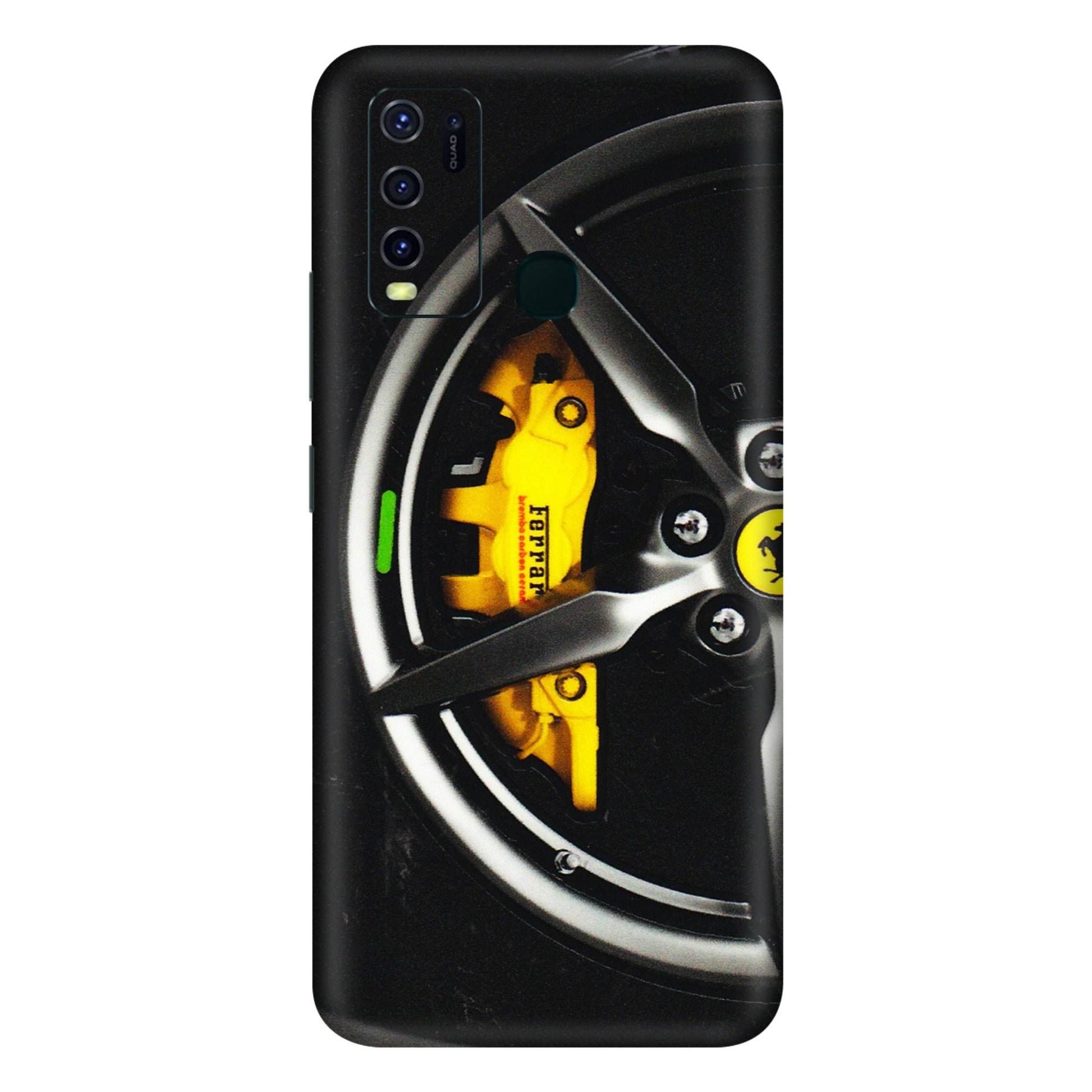 VIVO Y Series Phone Skins (All Models) - Ferrari Wheel Alloy - 3D Embossed Finish (L-173) Vivo Y30