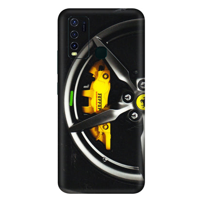 VIVO Y Series Phone Skins (All Models) - Ferrari Wheel Alloy - 3D Embossed Finish (L-173) Vivo Y30