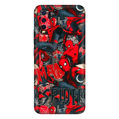VIVO Y Series Phone Skins (All Models) - SpiderMan Cool - 3D Embossed Finish (L-188) Vivo Y30