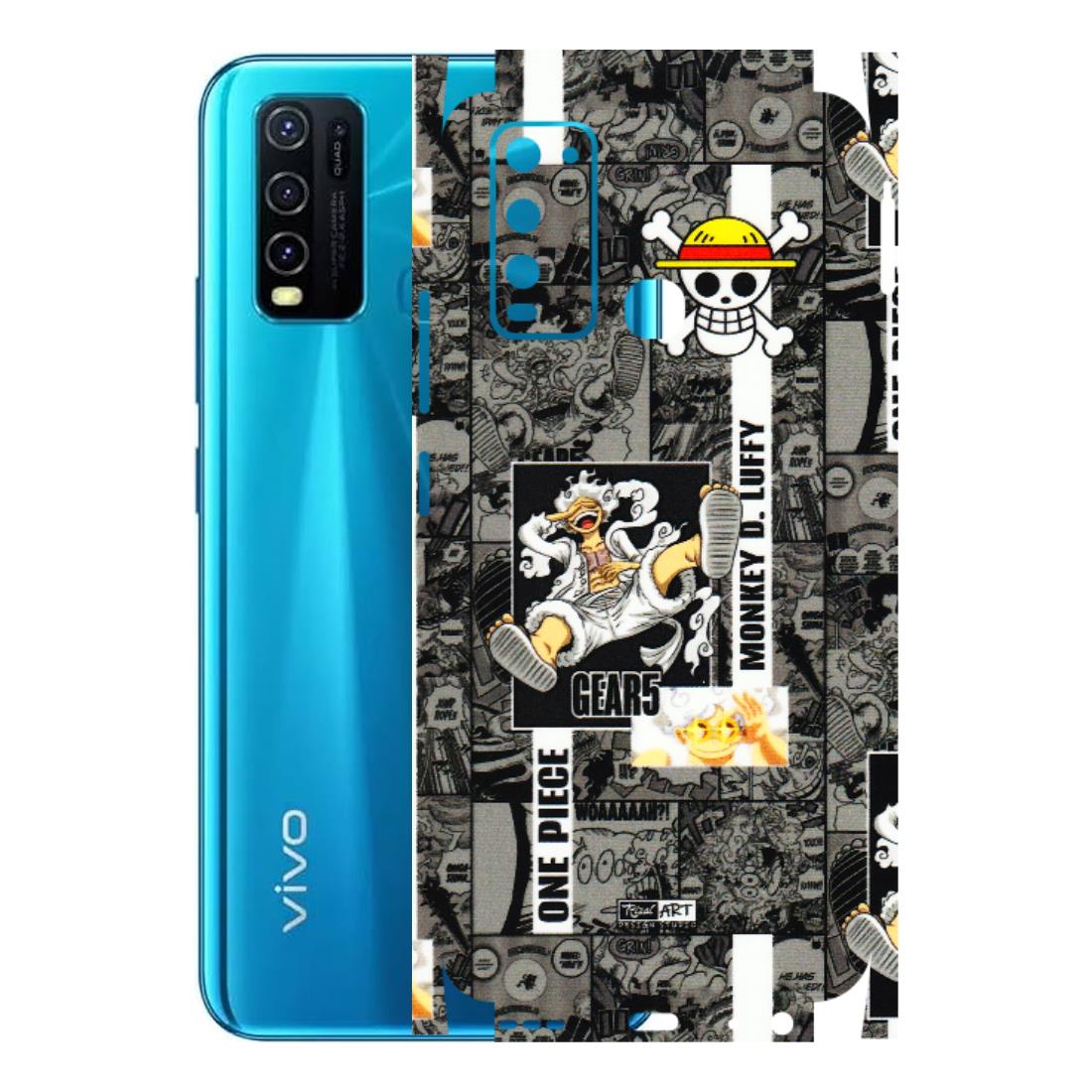 VIVO Y Series Phone Skins (All Models) - Cuffy Anime MonkeyCamic - 3D Embossed Finish (L-242) Vivo Y30