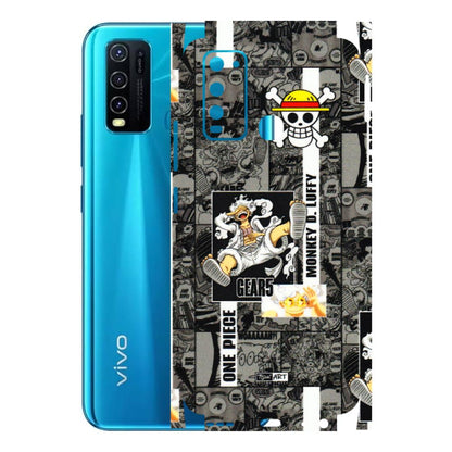 VIVO Y Series Phone Skins (All Models) - Cuffy Anime MonkeyCamic - 3D Embossed Finish (L-242) Vivo Y30