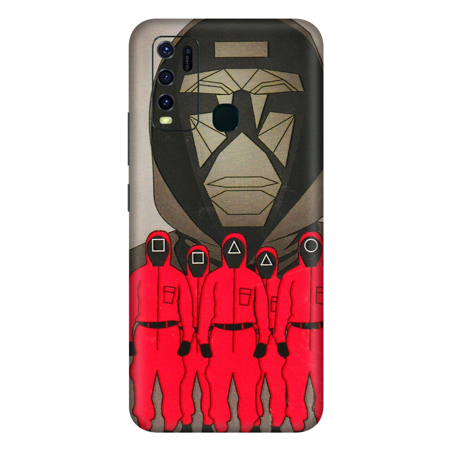 VIVO Y Series Phone Skins (All Models) - Squid Game Hero - 3D Embossed Finish (L-245) Vivo Y30