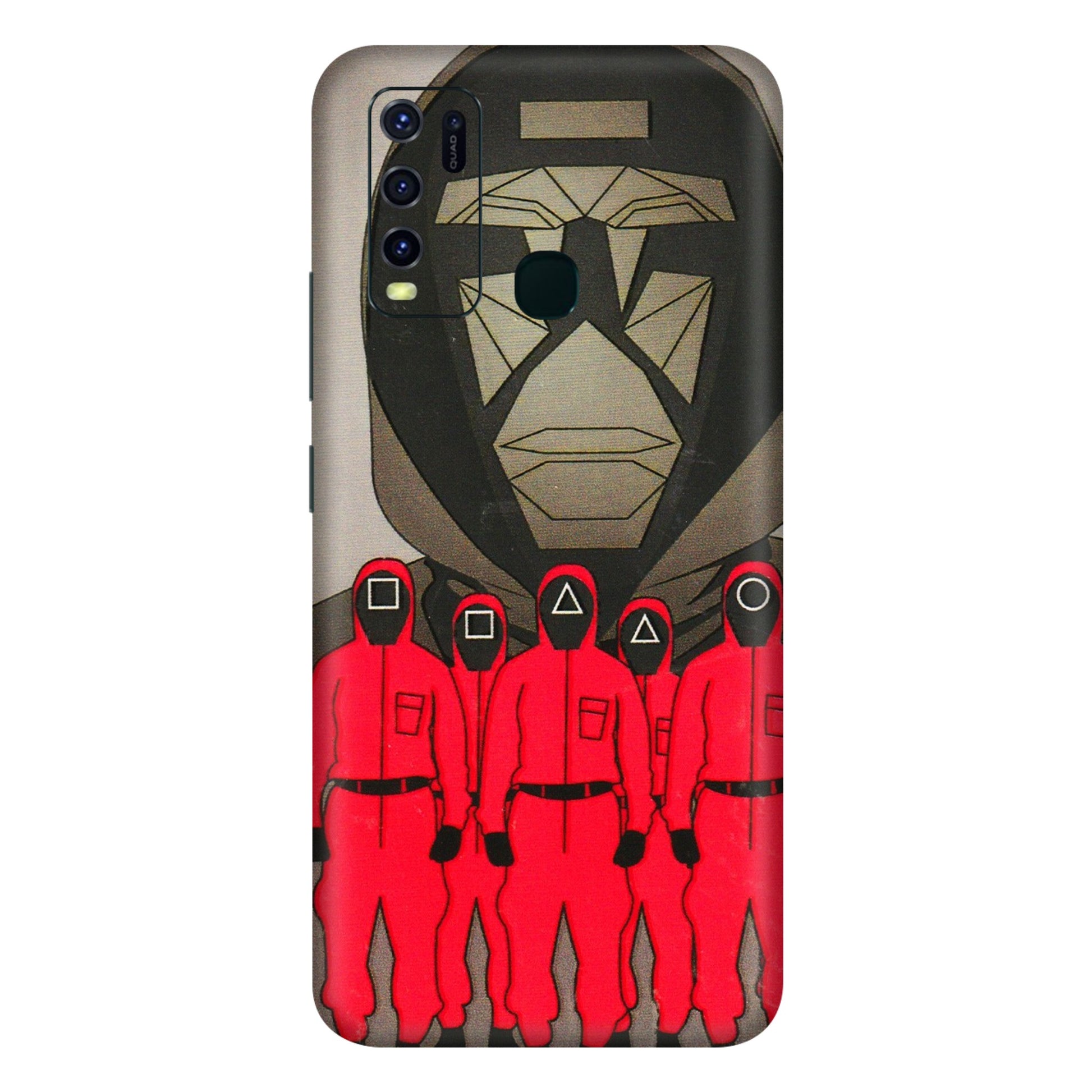 VIVO Y Series Phone Skins (All Models) - Squid Game Hero - 3D Embossed Finish (L-245) Vivo Y30