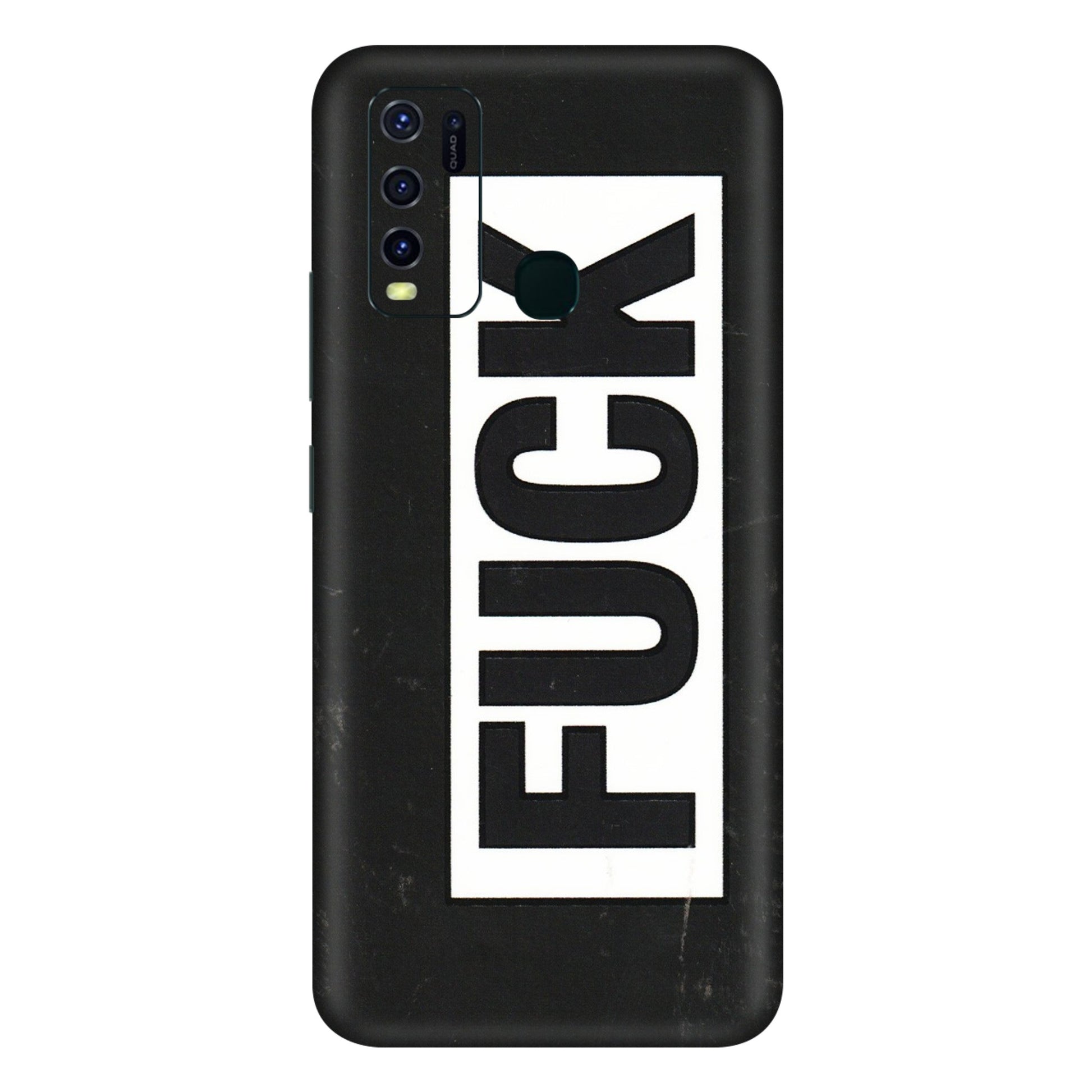 VIVO Y Series Phone Skins (All Models) - The F Word - 3D Embossed Finish (L-255) Vivo Y30