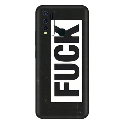 VIVO Y Series Phone Skins (All Models) - The F Word - 3D Embossed Finish (L-255) Vivo Y30