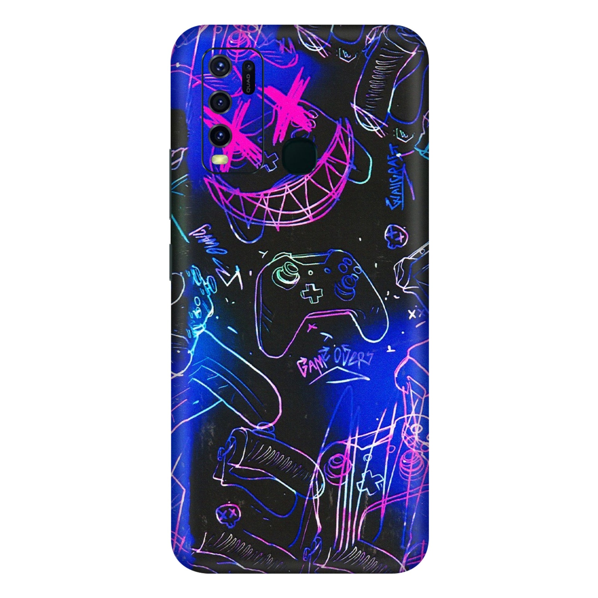 VIVO Y Series Phone Skins (All Models) - Gamers Paradise - 3D Embossed Finish (L-258) Vivo Y30