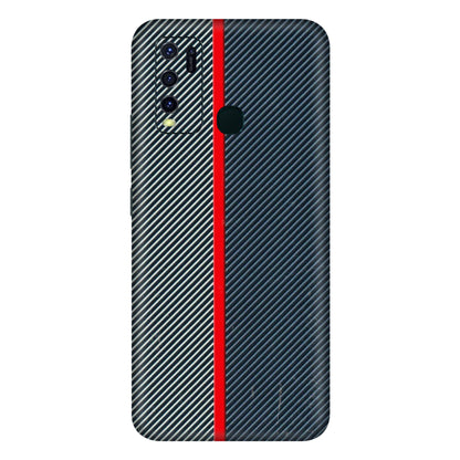 VIVO Y Series Phone Skins (All Models) - Blue Sober Lines - 3D Embossed Finish (L-305) Vivo Y30