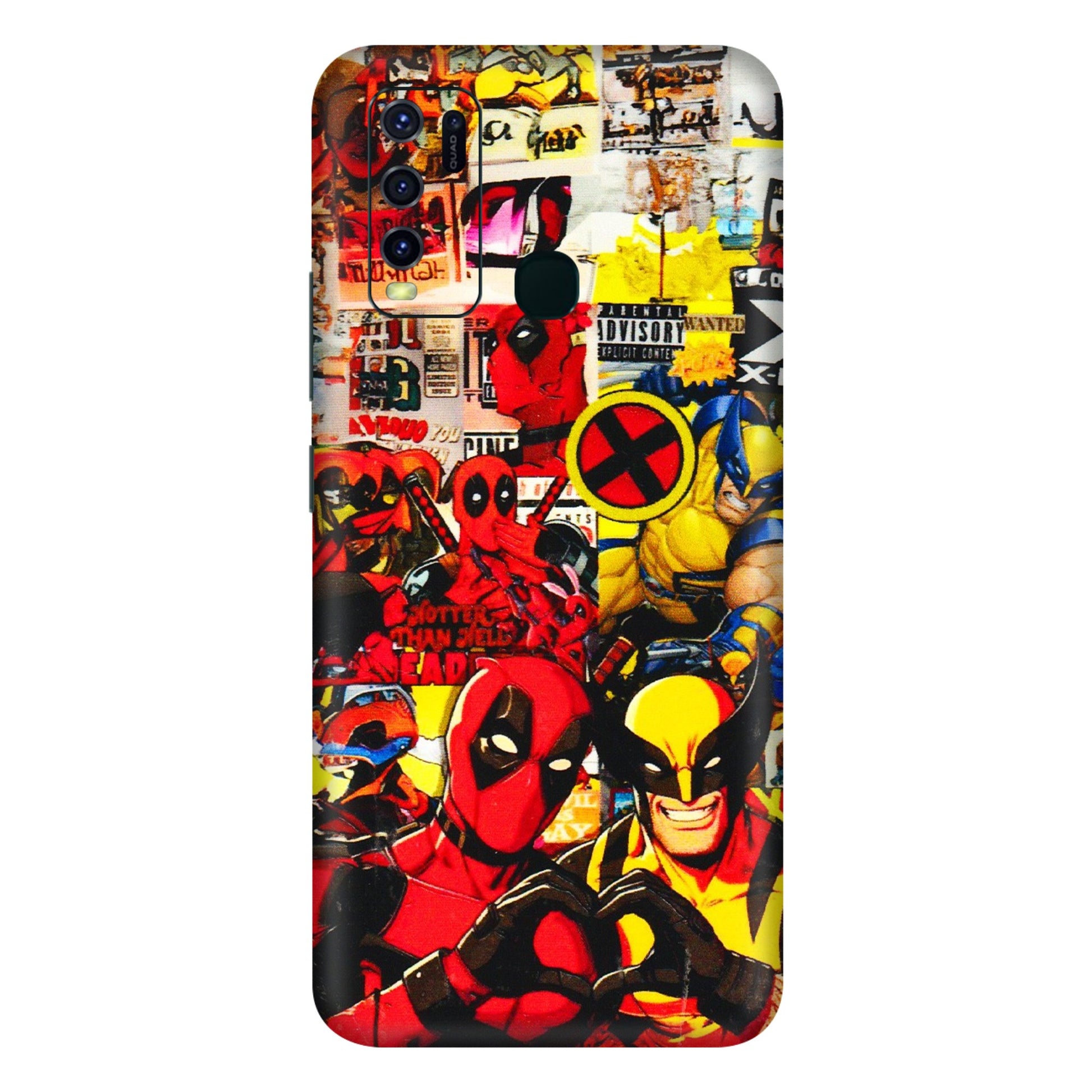 VIVO Y Series Phone Skins (All Models) - Spidy Wolverine - 3D Embossed Finish (L-310) Vivo Y30