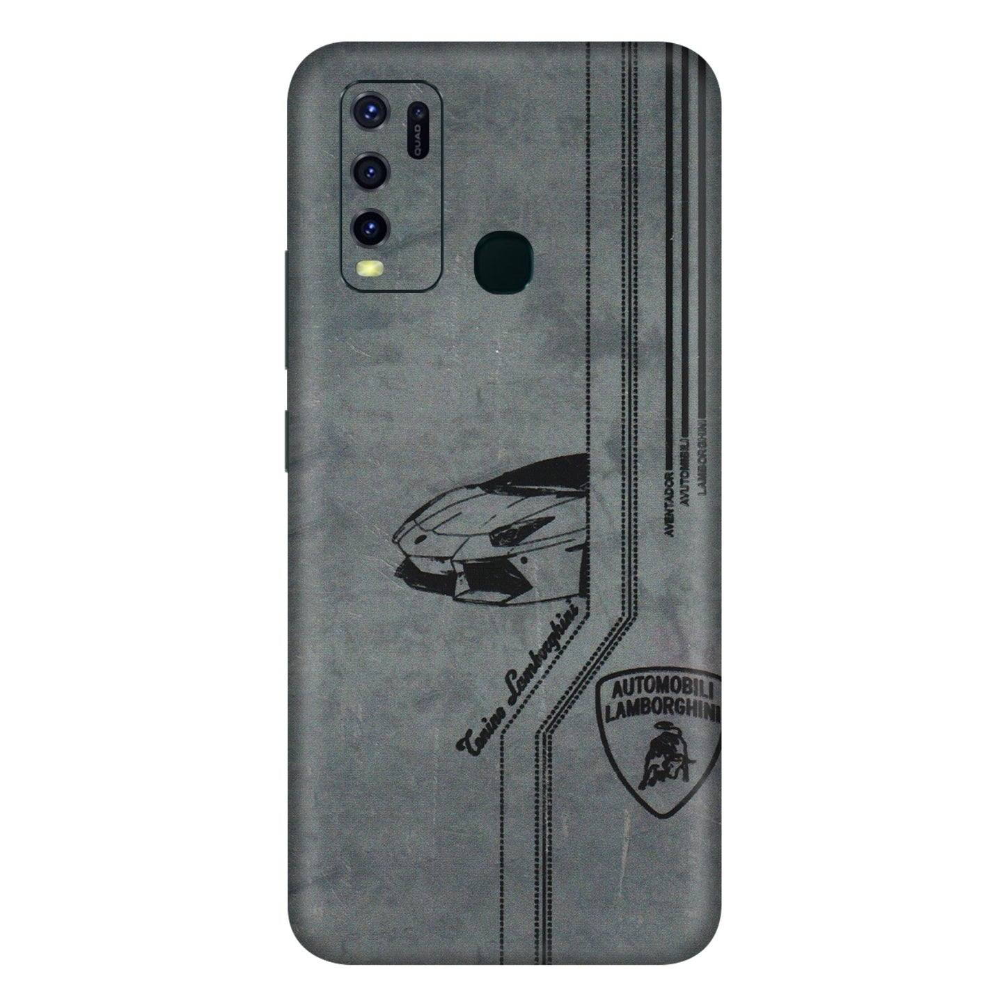 VIVO Y Series Phone Skins (All Models) - New Lamborgini Aventador - 3D Embossed Finish (L-321) Vivo Y30