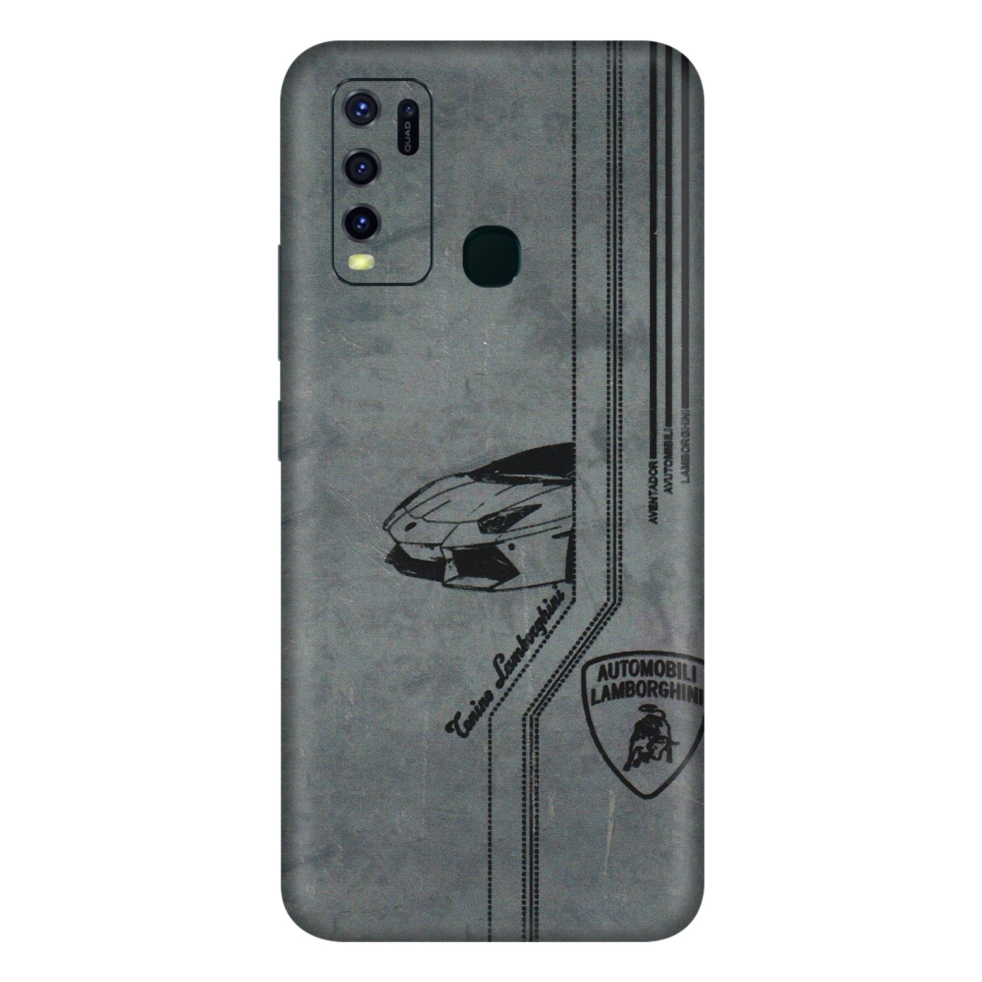 VIVO Y Series Phone Skins (All Models) - New Lamborgini Aventador - 3D Embossed Finish (L-321) Vivo Y30