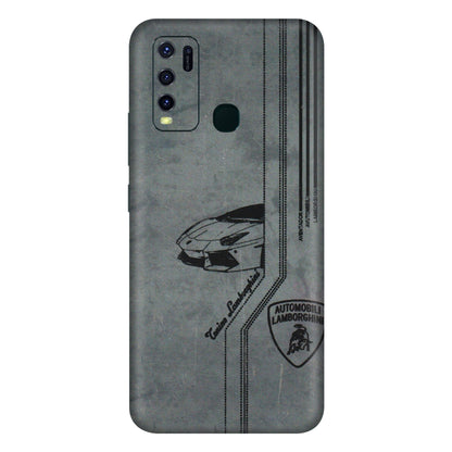 VIVO Y Series Phone Skins (All Models) - New Lamborgini Aventador - 3D Embossed Finish (L-321) Vivo Y30