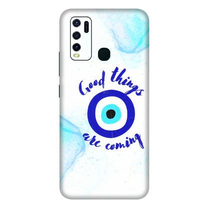 VIVO Y Series Phone Skins (All Models) - Evil Eye Good Things Are Coming - 3D Embossed Finish (L-322) Vivo Y30