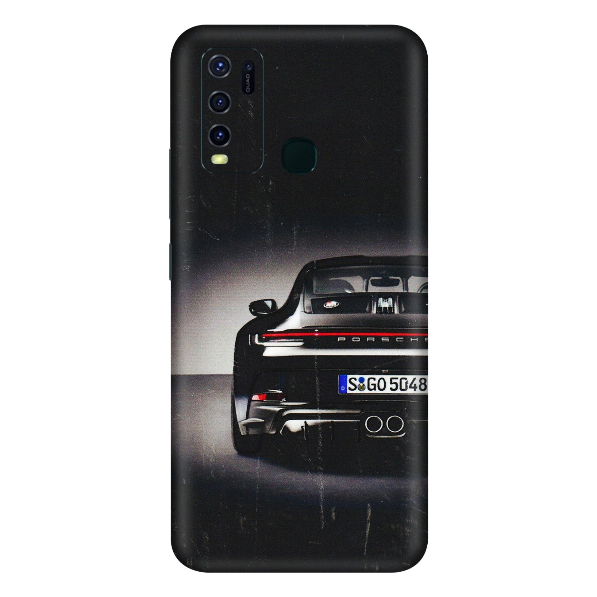 VIVO Y Series Phone Skins (All Models) - New Black Porsche GT3 - 3D Embossed Finish (L-327) Vivo Y30
