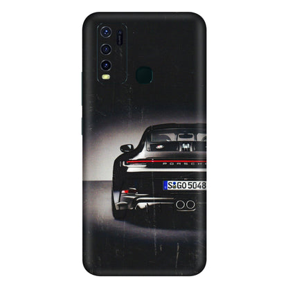 VIVO Y Series Phone Skins (All Models) - New Black Porsche GT3 - 3D Embossed Finish (L-327) Vivo Y30