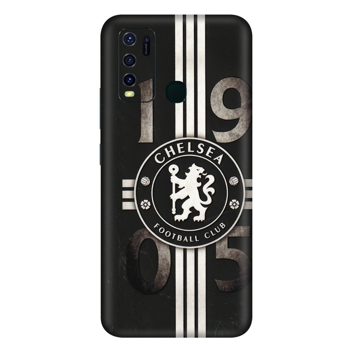 VIVO Y Series Phone Skins (All Models) - Chelsea Fan Club - 3D Embossed Finish (L-36) Vivo Y30