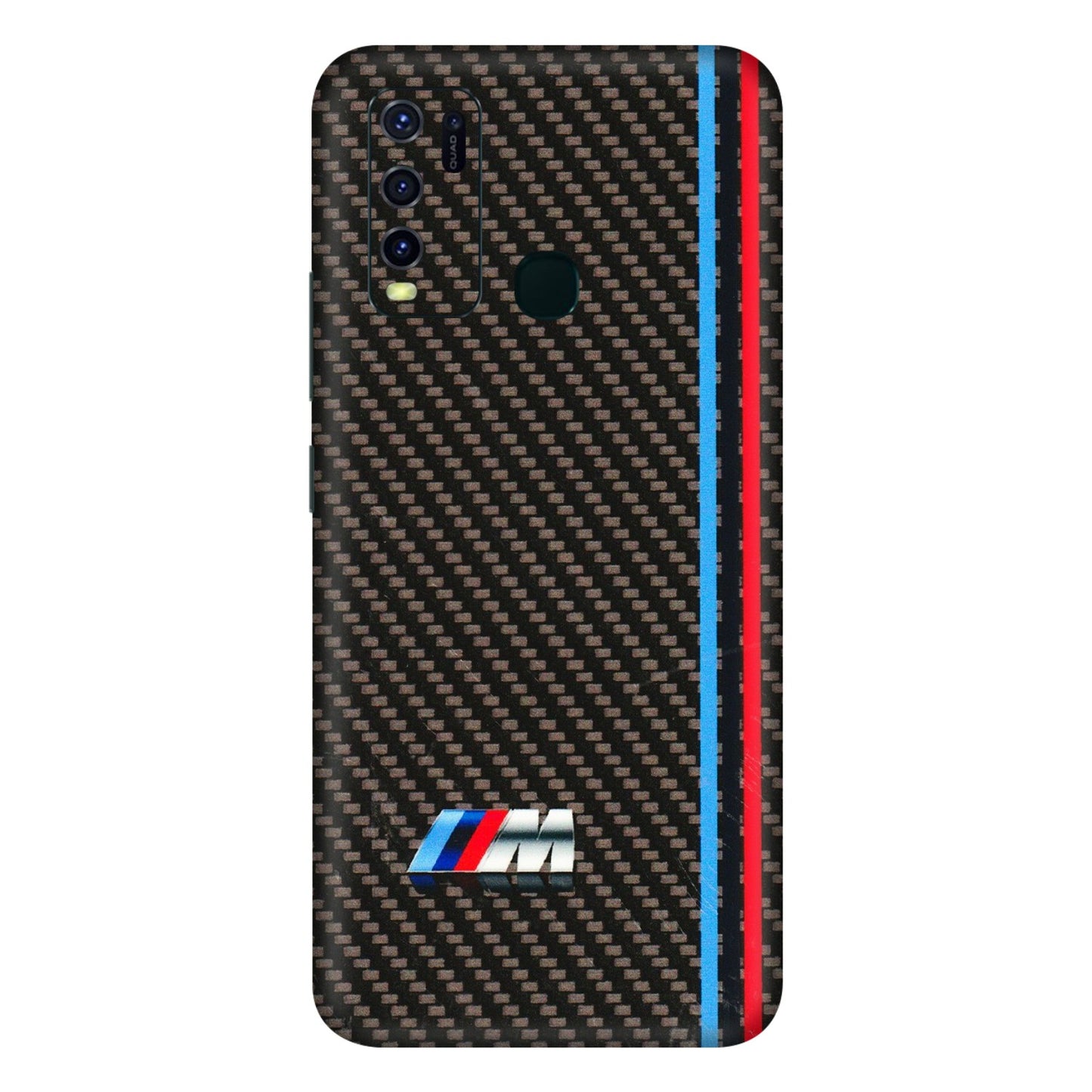VIVO Y Series Phone Skins (All Models) - BM Carbon Fiber Feels - 3D Embossed Finish (L-38) Vivo Y30