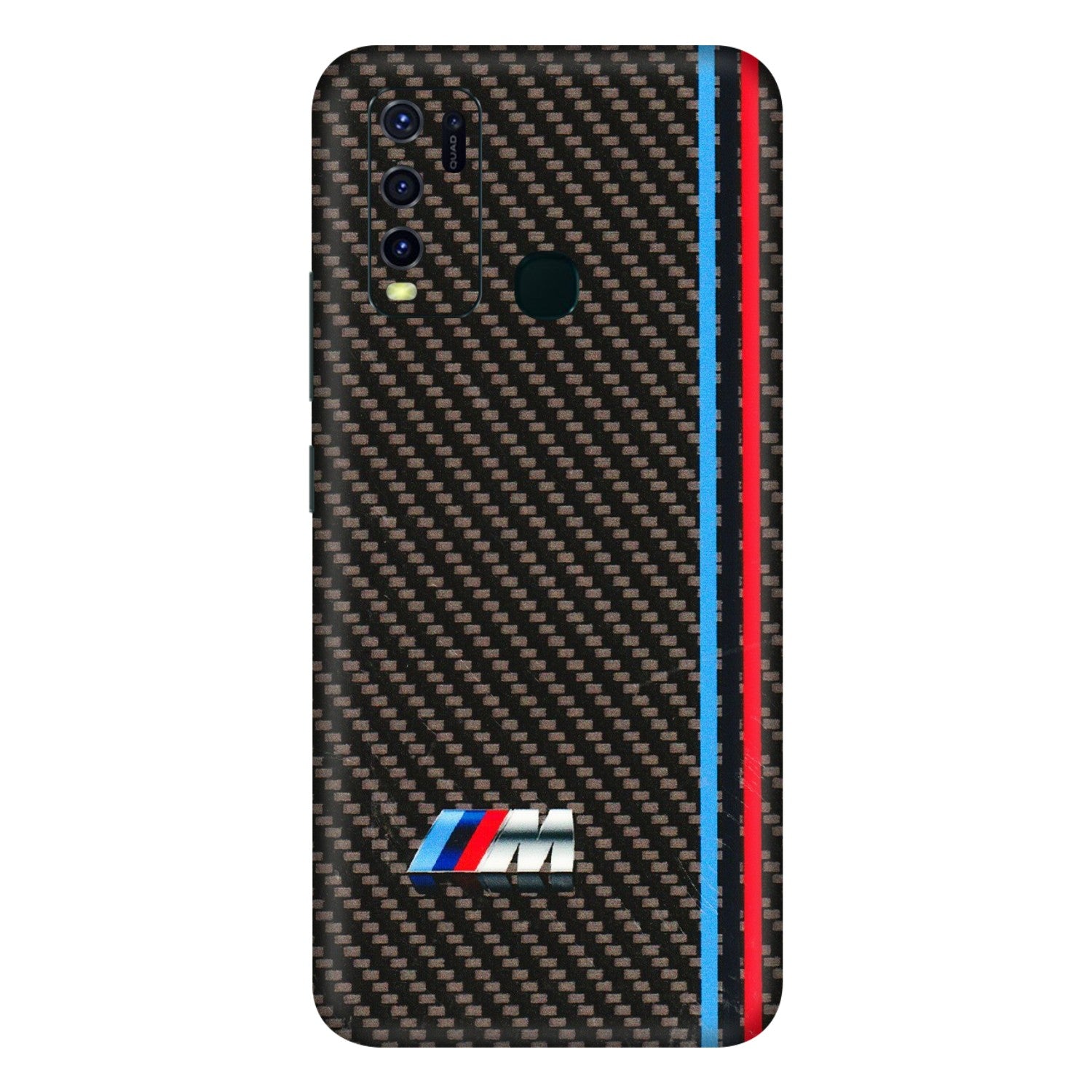 VIVO Y Series Phone Skins (All Models) - BM Carbon Fiber Feels - 3D Embossed Finish (L-38) Vivo Y30
