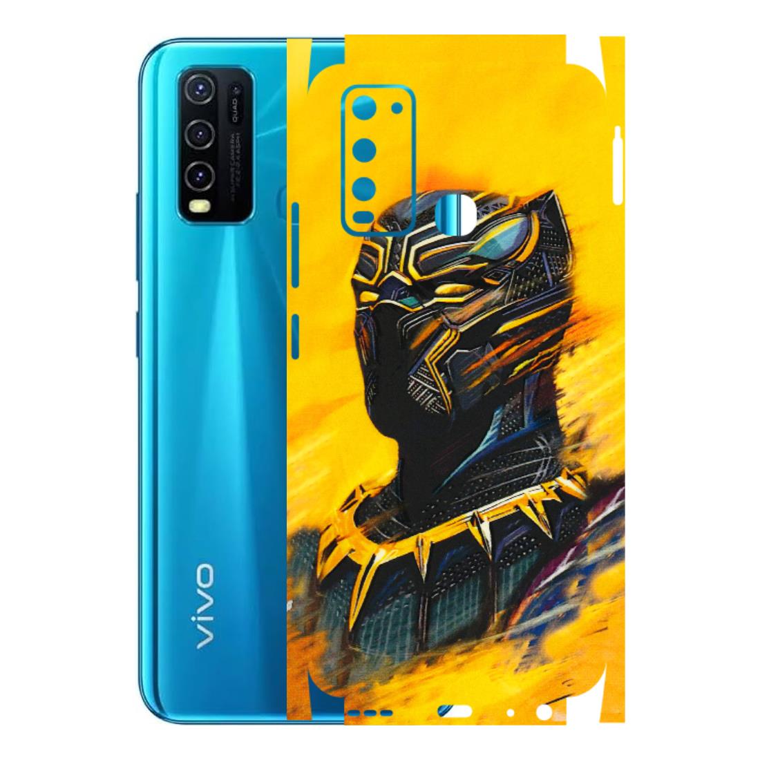 VIVO Y Series Phone Skins (All Models) - Yellow Panther - 3D Embossed Finish (L-54) Vivo Y30