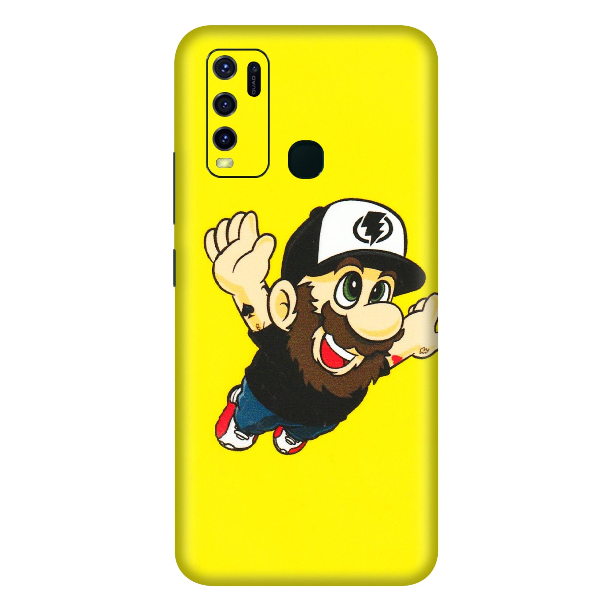 VIVO Y Series Phone Skins (All Models) - Flying Beardo - 3D Embossed Finish (L-60) Vivo Y30