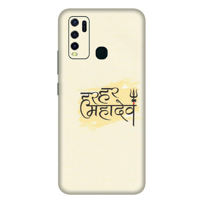 VIVO Y Series Phone Skins (All Models) - Har Har Mahadev - Matte Finish (M-10) Vivo Y30