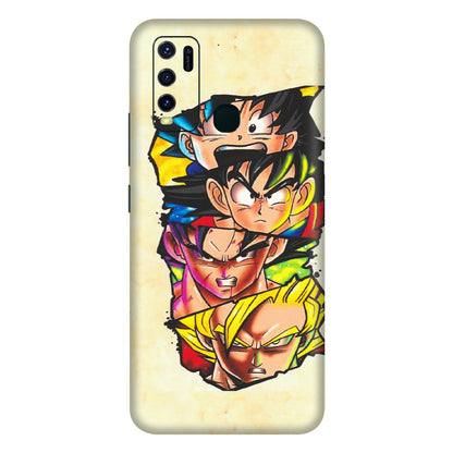 VIVO Y Series Phone Skins (All Models) - Angry Multi Anime - Matte Finish (M-113) Vivo Y30