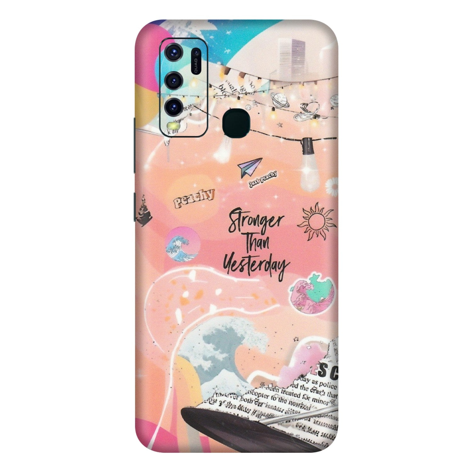 VIVO Y Series Phone Skins (All Models) - Stronger Then Yesterday - Matte Finish (M-128) Vivo Y30