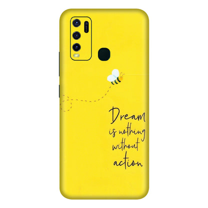 VIVO Y Series Phone Skins (All Models) - Dream Is Nothing Without Action - Matte Finish (M-138) Vivo Y30