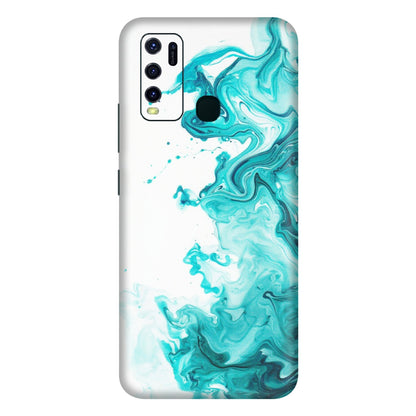 VIVO Y Series Phone Skins (All Models) - Sky Blue Abstract Colour - Matte Finish (M-146) Vivo Y30