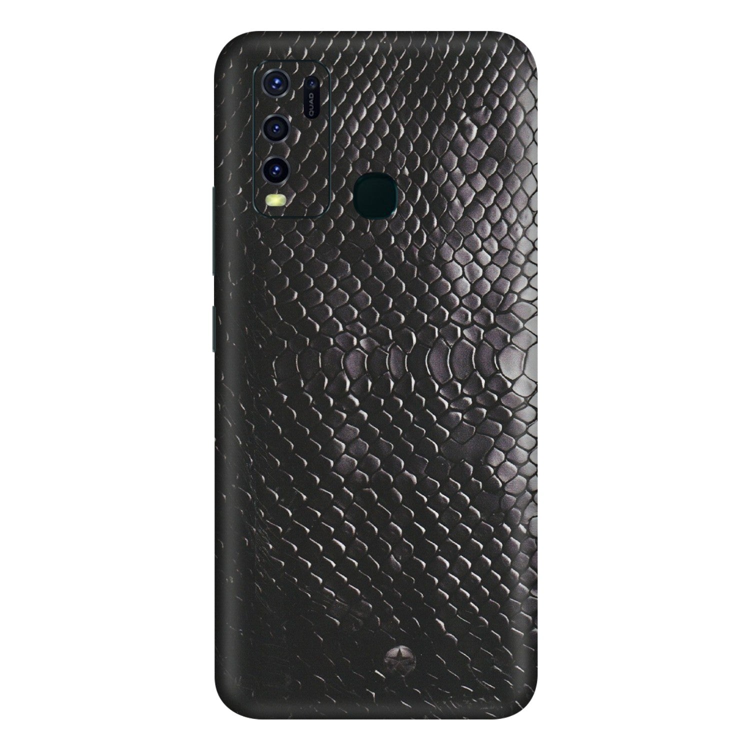 VIVO Y Series Phone Skins (All Models) - Black Snack Leather - Matte Finish (M-147) Vivo Y30