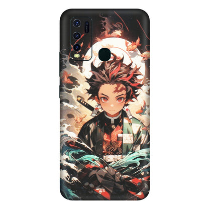 VIVO Y Series Phone Skins (All Models) - Tanjiro Demon Slayer Anime - Matte Finish (M-158) Vivo Y30