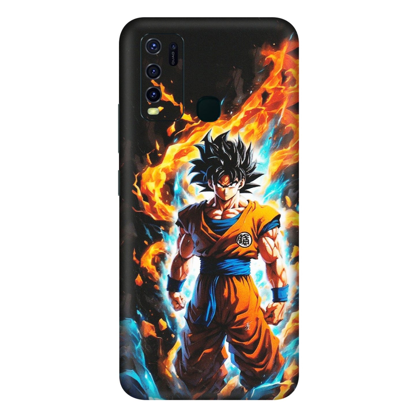 VIVO Y Series Phone Skins (All Models) - Goku Transformation Anime - Matte Finish (M-159) Vivo Y30