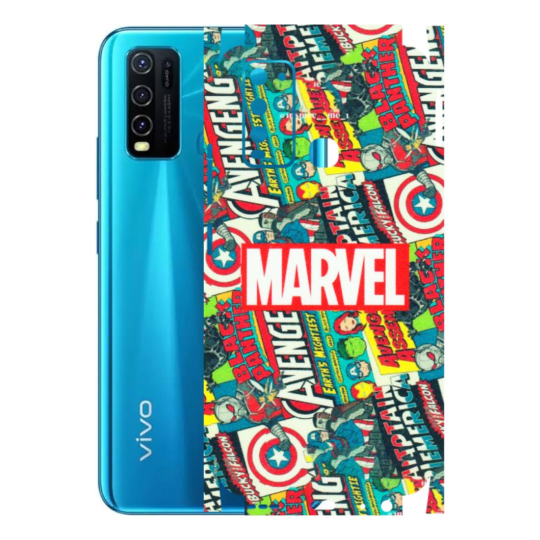VIVO Y Series Phone Skins (All Models) - Marvel Comic Lover - Matte Finish (M-30) Vivo Y30