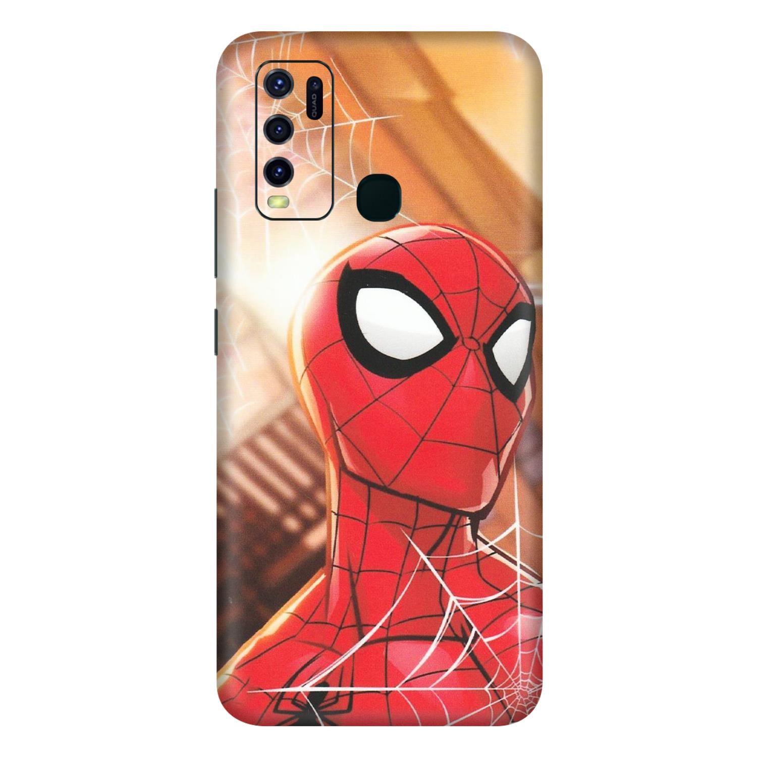 VIVO Y Series Phone Skins (All Models) - Spiderman Face New - Matte Finish (M-41) Vivo Y30