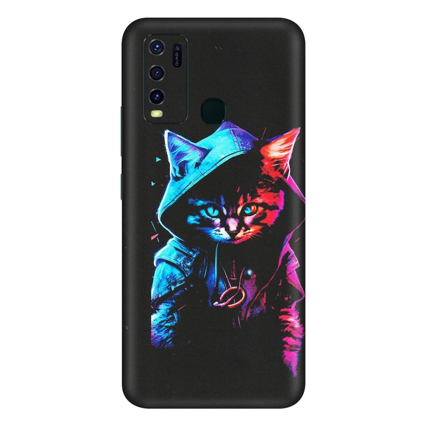 VIVO Y Series Phone Skins (All Models) - Cyberpunk Cat - Matte Finish (M-45) Vivo Y30