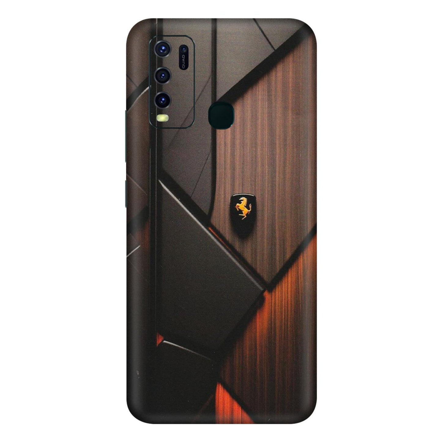 VIVO Y Series Phone Skins (All Models) - Lambo Beauty Wood Pattern Sober - Matte Finish (M-51) Vivo Y30
