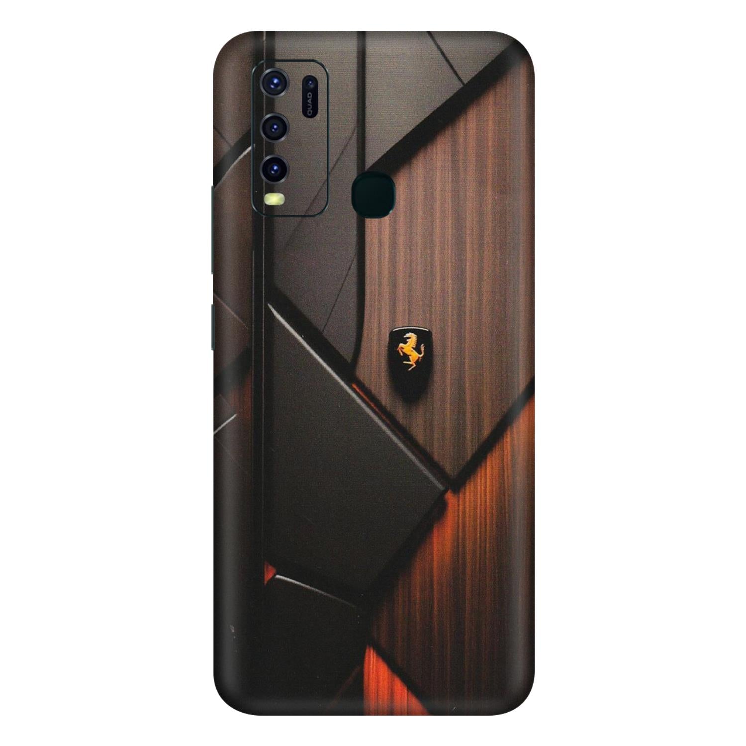 VIVO Y Series Phone Skins (All Models) - Lambo Beauty Wood Pattern Sober - Matte Finish (M-51) Vivo Y30