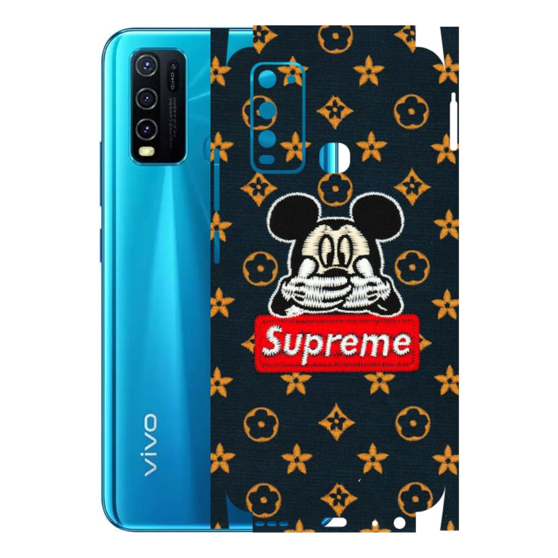 VIVO Y Series Phone Skins (All Models) - Mickey Supreme - Matte Finish (M-83) Vivo Y30