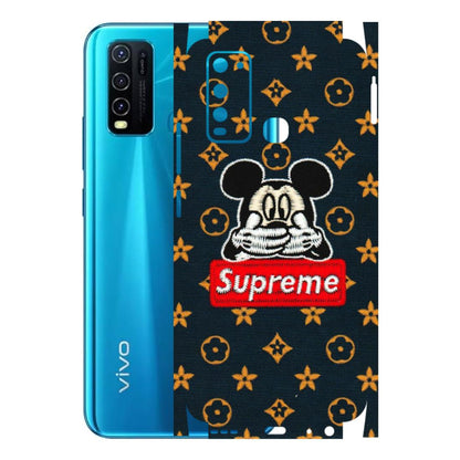 VIVO Y Series Phone Skins (All Models) - Mickey Supreme - Matte Finish (M-83) Vivo Y30
