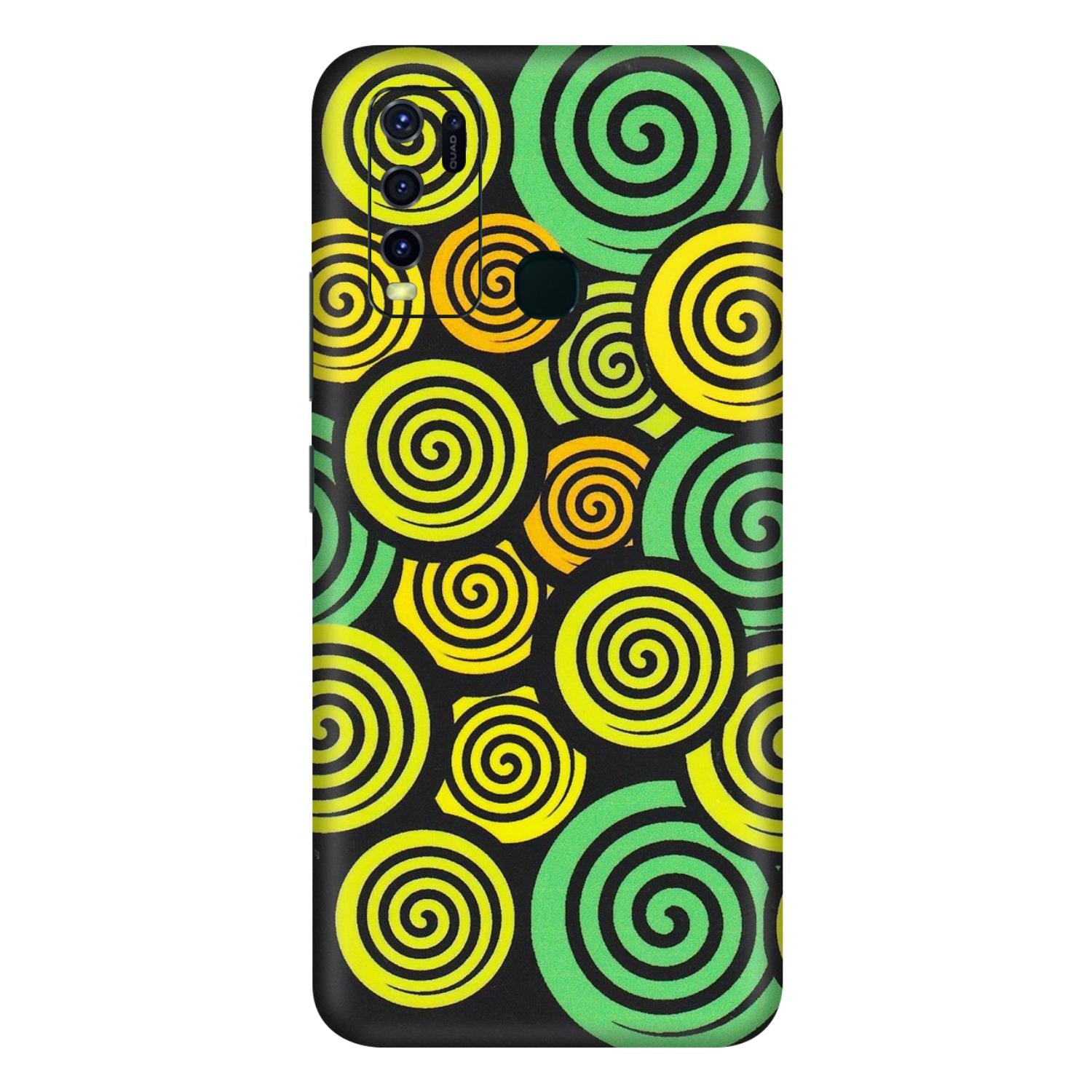 VIVO Y Series Phone Skins (All Models) - Crazy Spiral - Matte Finish (M-91) Vivo Y30