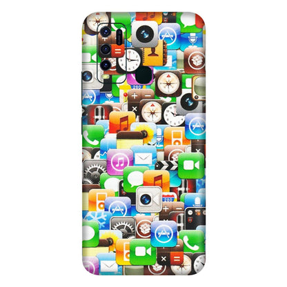 VIVO Y Series Phone Skins (All Models) - All Apple Icons - Matte Finish (M-93) Vivo Y30