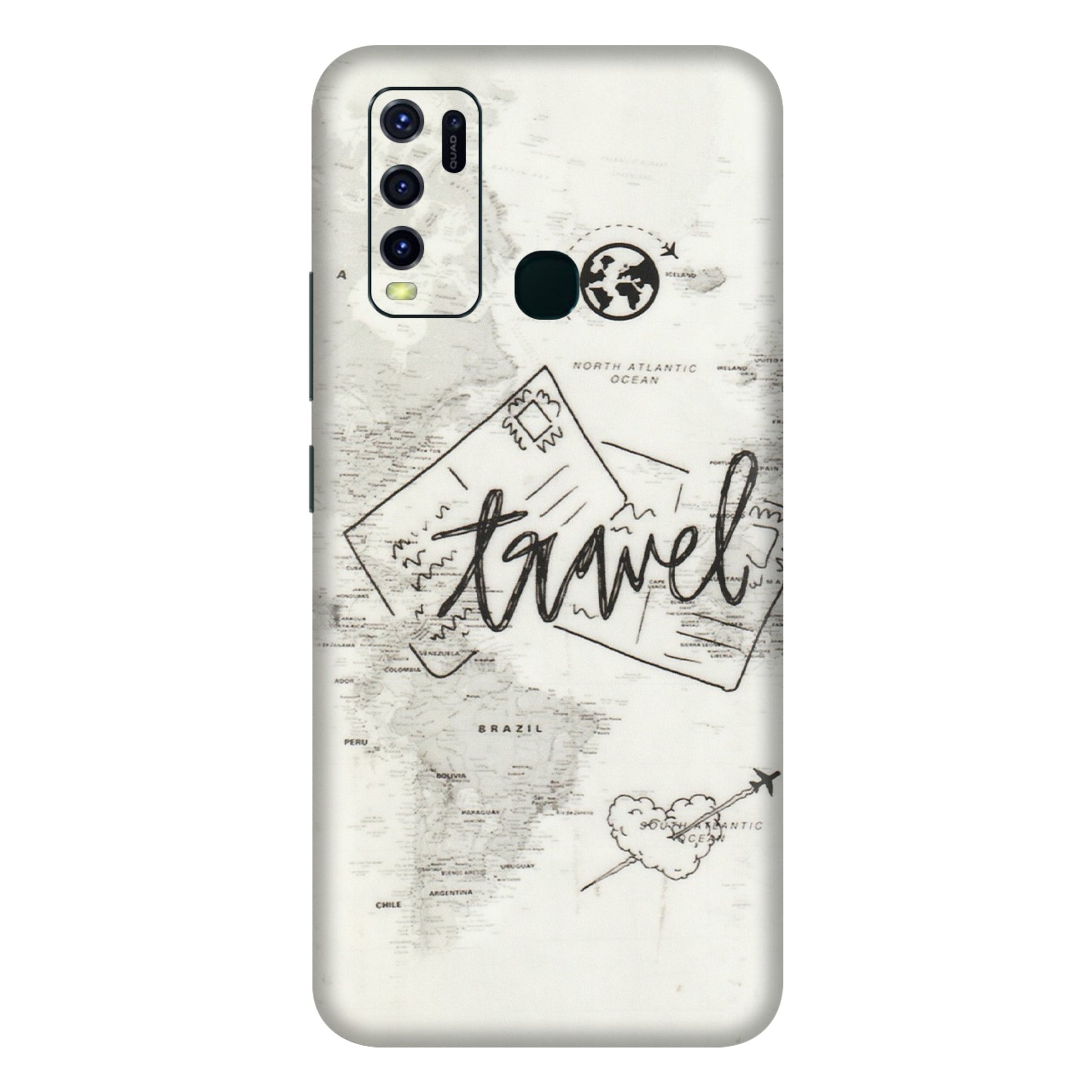 VIVO Y Series Phone Skins (All Models) - Travel Ticket - Transparent Finish (T-06) Vivo Y30