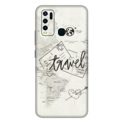 VIVO Y Series Phone Skins (All Models) - Travel Ticket - Transparent Finish (T-06) Vivo Y30