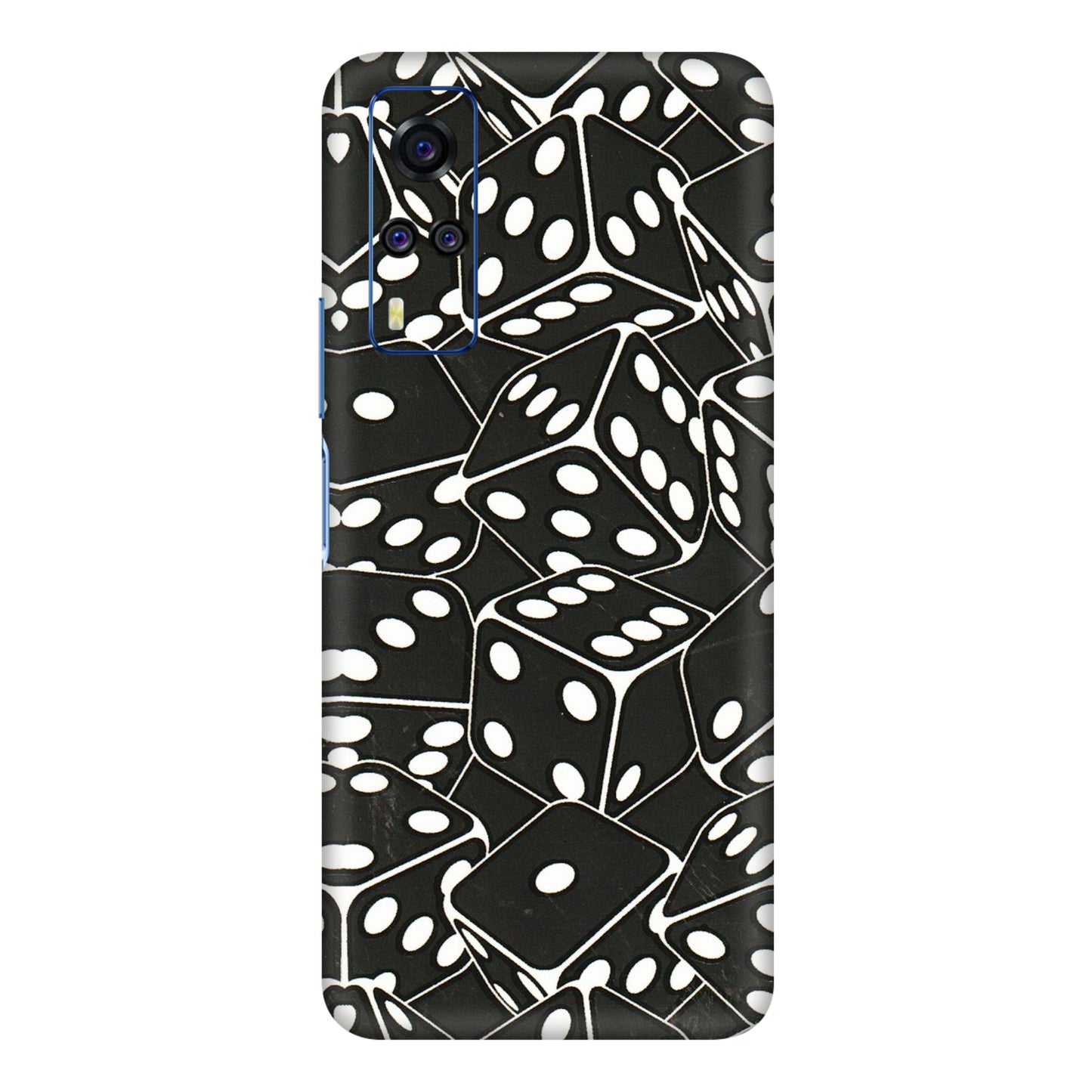 VIVO Y Series Phone Skins (All Models) - Big Black Dices - 3D Embossed Finish (L-106) Vivo Y31