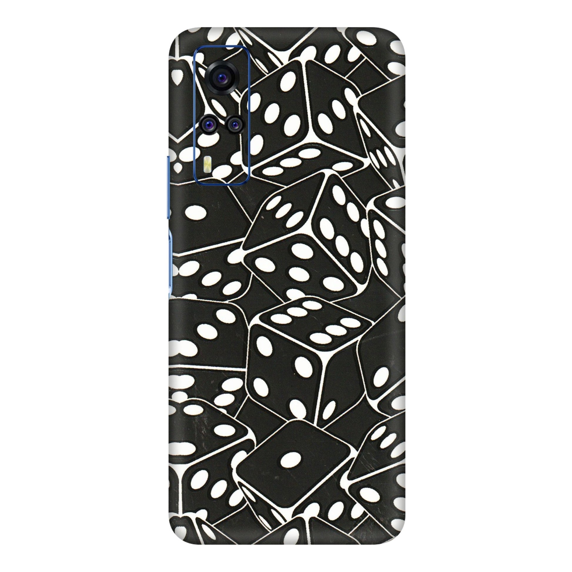 VIVO Y Series Phone Skins (All Models) - Big Black Dices - 3D Embossed Finish (L-106) Vivo Y31