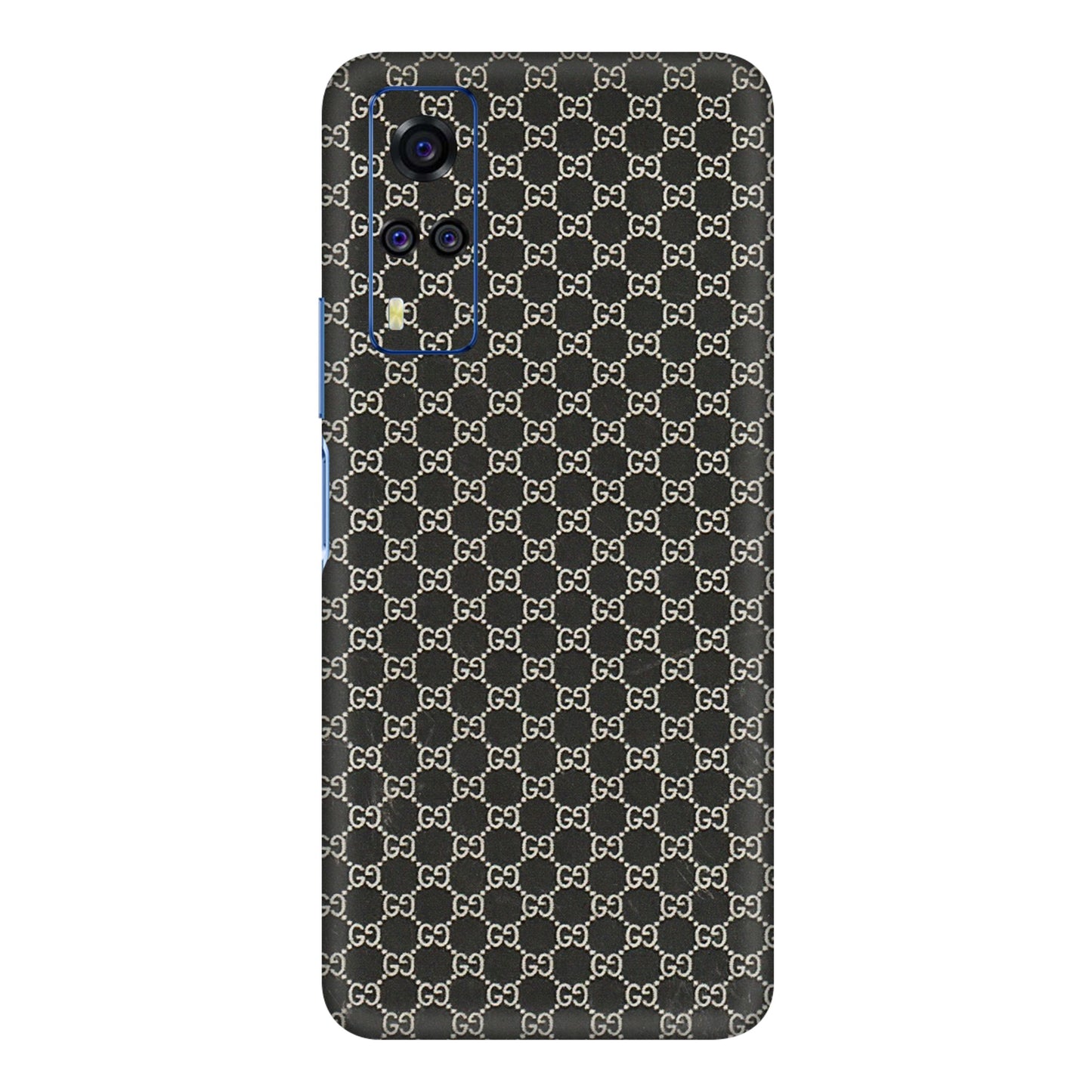 VIVO Y Series Phone Skins (All Models) - Black G Print - 3D Embossed Finish (L-109) Vivo Y31